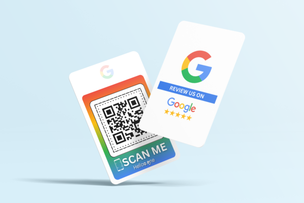 Google Review NFC Combo Pack: Standee, Keychain & Cards for Instant Reviews