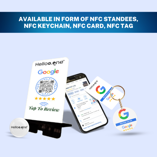 Google Review NFC Standee And Products: Tap to Review