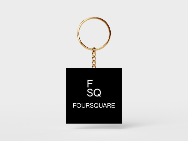 Four Square NFC Keychain: Unlock Your World with a Tap - Image 2